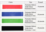 Loyally Elegant fitness gear 4pcs/set 50cm Elastic Tension Resistance Bands