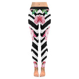 tropic pink flamingo Low Rise Leggings