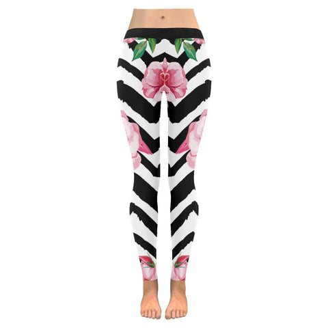 tropic pink flamingo Low Rise Leggings