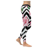 tropic pink flamingo Low Rise Leggings