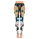 skulls beautiful Low Rise Leggings