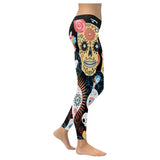 skulls beautiful Low Rise Leggings