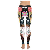 skulls beautiful Low Rise Leggings