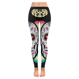 sugar skull Low Rise Leggings