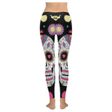 sugar skull Low Rise Leggings