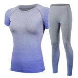 Loyally Elegant Activewear Blue / S Quick Dry Fitness Gym Suit