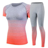 Loyally Elegant Activewear Orange red / S Quick Dry Fitness Gym Suit