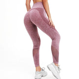 Loyally Elegant Activewear Solid Mesh Push Up Fitness Legging