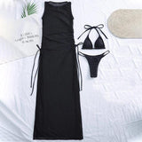 Loyally Elegant bikini Black / M Kylie 3 Piece Swimsuit & Cover