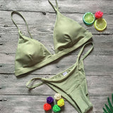 Loyally Elegant bikini green / S Low Waist Vikki Bikini