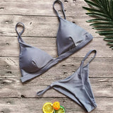 Loyally Elegant bikini grey / S Low Waist Vikki Bikini