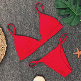 Loyally Elegant bikini red / S Low Waist Vikki Bikini