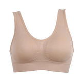 Loyally Elegant bra Beige / S Womens Padded Seamless Aero Bra