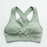 Loyally Elegant bra Green / L Camo Bae Seamless Sports Bra