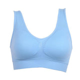 Loyally Elegant bra Light Blue / S Womens Padded Seamless Aero Bra