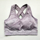 Loyally Elegant bra Purple / L Camo Bae Seamless Sports Bra