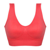 Loyally Elegant bra Red / S Womens Padded Seamless Aero Bra