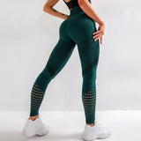 Loyally Elegant Deep Green / S Knit Sculpting High-Rise Push Up Legging