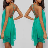 Loyally Elegant Vestidos Summer Chiffon Swing  Dress