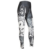 Loyally Elegant fitness leggings Deep Gray / S Comic Con High Waist Push Up Leggings