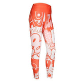 Loyally Elegant fitness leggings Orange / S Comic Con High Waist Push Up Leggings