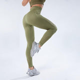 Loyally Elegant Green / S Knit Sculpting High-Rise Push Up Legging