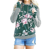 Floral Striped Hoodie