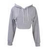 Loyally Elegant Crop Hoodie