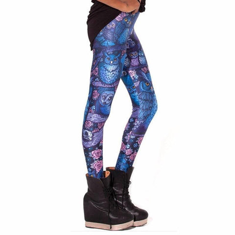 Loyally Elegant Midnight Owl Leggings