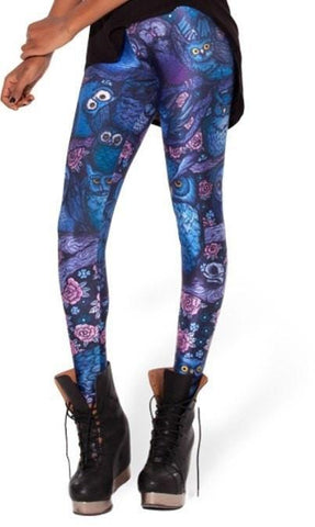 Loyally Elegant Midnight Owl Leggings