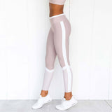 Loyally Elegant leggings Pink / XS Womens Patchwork Devotion High Waist Leggings