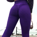 Loyally Elegant leggings Purple Leggings / XL Shapely Honey Comb Push Up Leggings