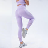 Loyally Elegant Light Purple / S Knit Sculpting High-Rise Push Up Legging