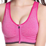 Loyally Elegant sports bra Zipper Shockproof Sports Bra