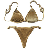 Loyally Elegant swimsuit Khaki / L Velle Velvet Bikini