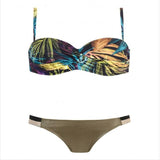 Loyally Elegant swimsuit print 1 / S Micro V-bar Bikini