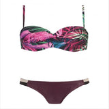 Loyally Elegant swimsuit print 2 / S Micro V-bar Bikini