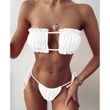 Loyally Elegant swimsuit White / S Halter Holly Swimsuit