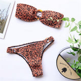 Loyally Elegant swimwear Orange Leopard / M Lera O-Ring Bikini