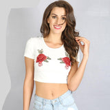 Loyally Elegant Blossom Bosom Crop Top